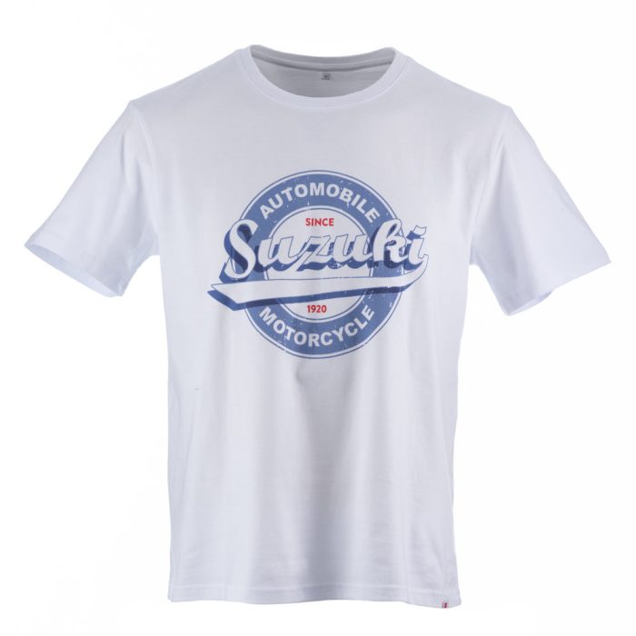 Suzuki Mens Vintage Tee (White)