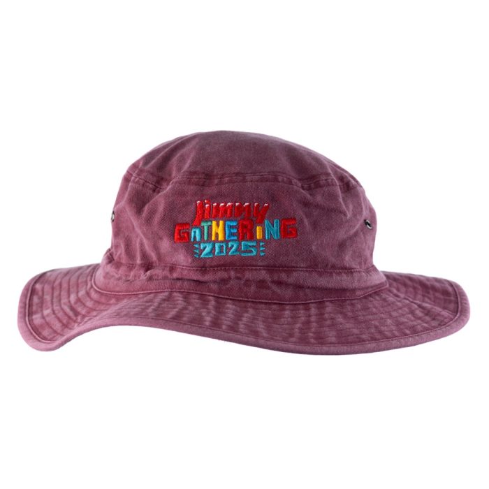 Jimny Gathering Max Wash Bucket Hat (Maroon)
