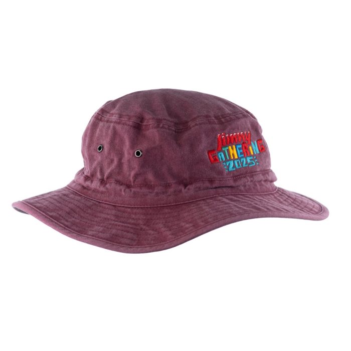Jimny Gathering Max Wash Bucket Hat (Maroon) - Image 4