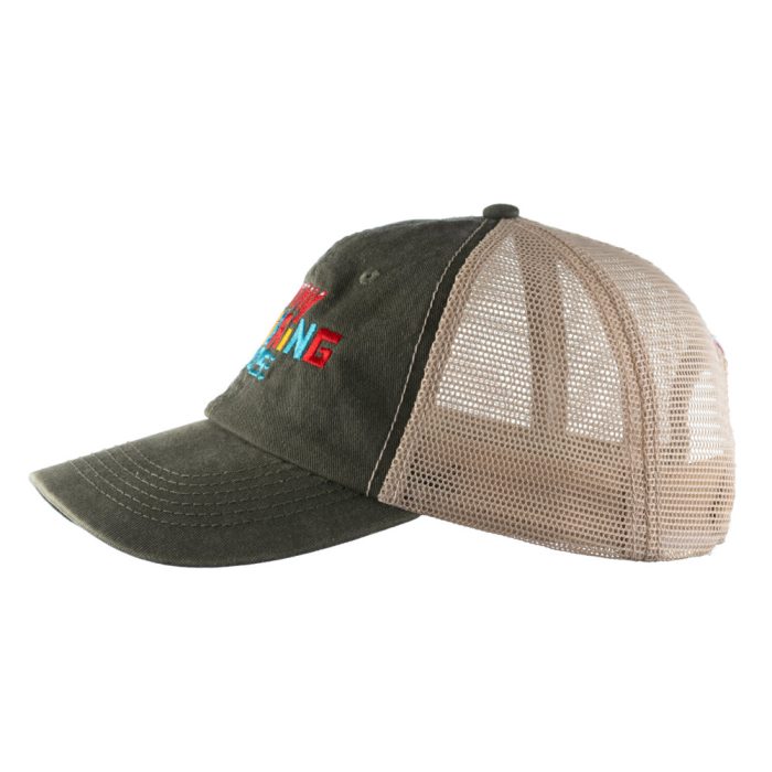 Jimny Gathering Max Wash 6 Panel Trucker (Olive) - Image 3