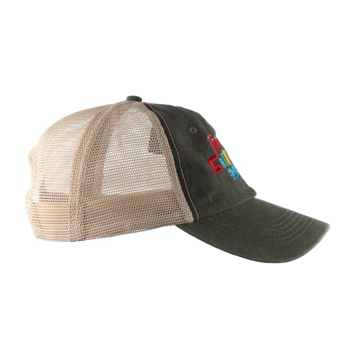 Jimny Gathering Max Wash 6 Panel Trucker (Olive) - Image 5