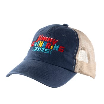 Jimny Gathering Max Wash 6 Panel Trucker (Navy)