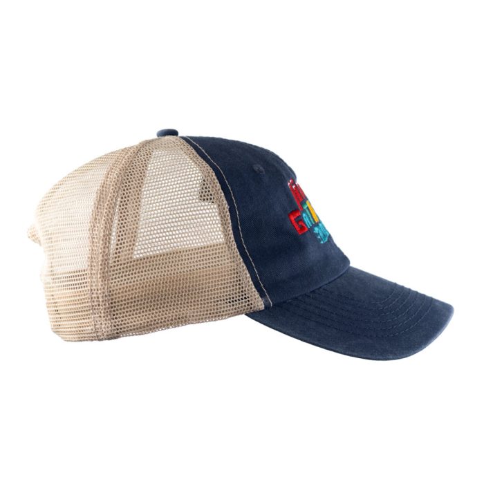 Jimny Gathering Max Wash 6 Panel Trucker (Navy) - Image 5