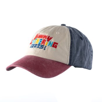 Jimny Gathering 6 Panel Washed (Navy/Stone/Maroon)