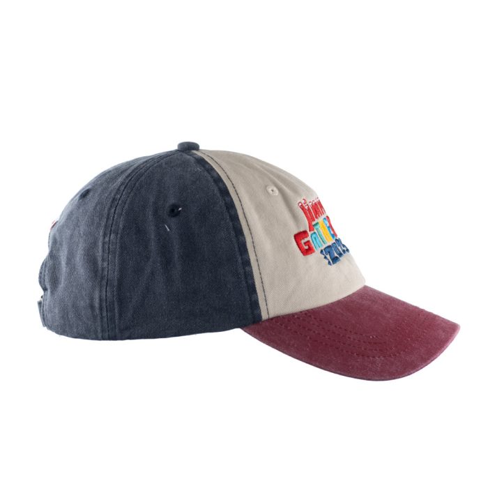 Jimny Gathering 6 Panel Washed (Navy/Stone/Maroon) - Image 5